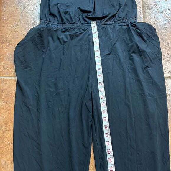 A|X Armani Exchange Strapless Black jumpsuit size M - Picture 11 of 11